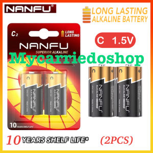 NANFU Alkaline Battery LR14 1.5Volt C Cell Batteries Long Lasting Performance 10 Years Shelf Life For Household Business