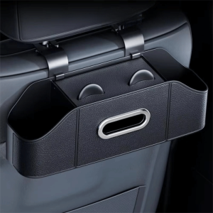 DSFDF With Cup Holder Car Backseat Organizer With Tissue Box Hanging Hook Headrest Hanging Storage Box Modern Space Saving Automotive Storage Rack Automotive Use