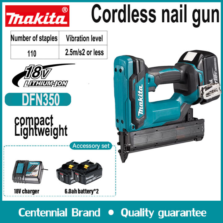 (100 authentic)Makita Nail Guns cordless DFN350 F30 electric nail gun