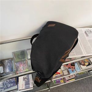 Grab&Go กระเป๋าเป้ผู้ชาย กระเป๋าเป้พร้อมหูหิ้ว ผ้าแคนวาส จุของได้เยอะ เหมาะกับการพกพาเดินทาง ปีนเขา สําหรับผู้ชาย ผู้หญิง