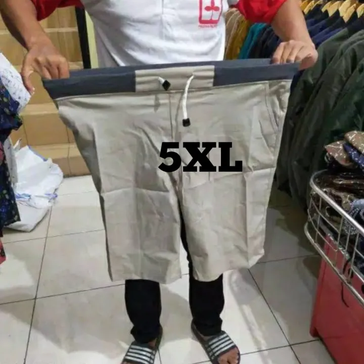 SUPER%20JUMBO%20XXXXXL%20COD%20celana%20pendek%20pria%20jumbo%20cowok%20dewasa%20chino%20rip%20pinggang%20karet%20-%20Image%206