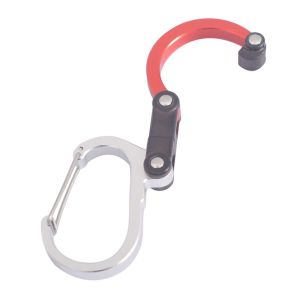 MOQIA Clip Outdoor Climbing Gear Multifunctional Travel Outdoor Gadget 360°Carabiner Rotating Hook Clip Hybrid Gear Clip Hanging Buckle Carabiner