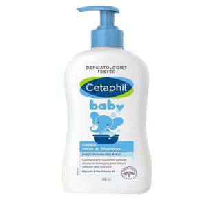 [SG Ready Stock] CETAPHIL BABY Wash & Shampoo with Organic Calendula and Sunflower Seed Oil 400ml [Gentle & Hypoallergenic]