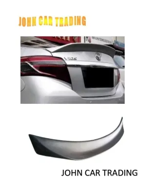 Toyota Vios NCP150 Ducktail Spoiler Bodykit Vios 2013~2019 Spoiler Belakang Rear Wing Ducktail Material Fibre No Paint