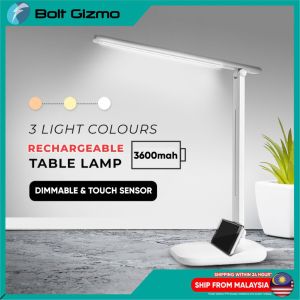 Study Lamp Foldable Rotatable Desk Lamp Touch Switch LED Table Lamp Rechargeable LED Night Light Brightness Adjustable