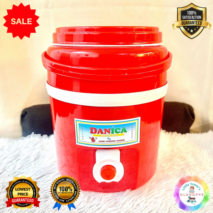 DANICA%20867%20%20"RANDOM%20COLOR"%20Insulated%203L%20Bio%20Drink%20Water%20Jug%20with%20handle,%20faucet%20and%20grip%20cover%20-%20no%20spill%20-%20Image%205