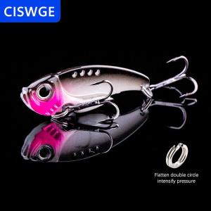 [COD] CISWGE Kim loại VIB lưỡi thu hút câu cá rung Spinner muỗng chìm ném dài bắn tất cả các nước 3D hardbait treble móc giải quyết pesca mồi