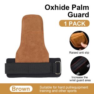 [SG] VIVA 1Pair Lifting Grips  Cowhide Pushnpull Heavy Lifting Straps  Grip Coverage Palm Protection Wrist Protection