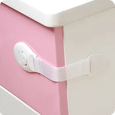Infant Drawer Safety Lock Straps 儿童安全锁防护抽屉锁 Kunci Keselamatan Bayi Pelekat Anti-Cubit Door Cabinet Cupboard Adhesive Fridge