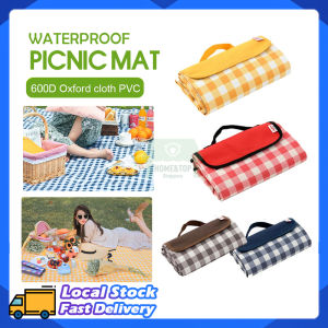 Widened Picnic Mat 145X80/145X165/145X200cm Foldable Outdoor Camping Sleeping Hiking Waterproof Oxford Cloth Plaid Widen Thick Multiplayer Easy Carry Blanket Pad