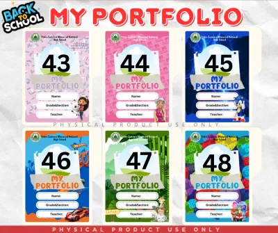 Customize Portfolio Front Cover - A4 Sticker Paper