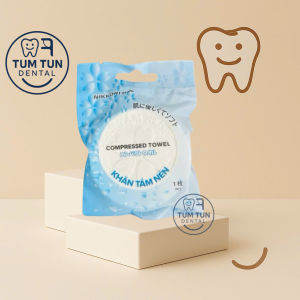 Khăn Tắm Nén NIKKORI Du Lịch 100% Sợi Tre (65x120cm) – Kháng Khuẩn Chuẩn Nhật Bản