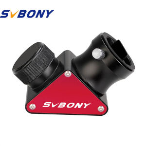 SVBONY SV188P Dielectric Mirror Star Diagonal 1.25 Inch 90 Degree Mirror Diagonal 99% Reflectivity Dielectric Coatings with Brass Compression Rings