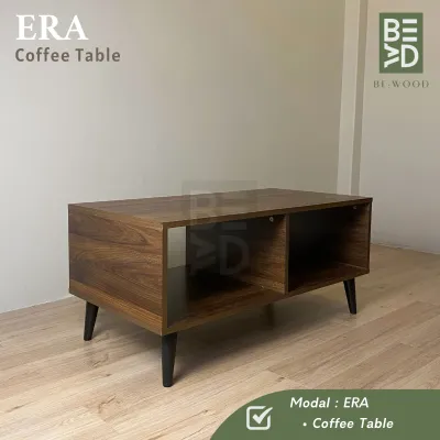 ERA TV Cabinet + Coffee Table 5ft 4ft Meja TV Meja Kopi Almari TV Kabinet TV (BE WOOD)