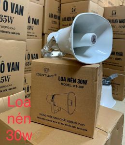 Loa Phóng Thanh Century KT-30P Loa Nén 30W Vang Xa 500M Tiếng To Rõ Vành Nhựa ABS 30x21Cm Chịu Nắng Mưa