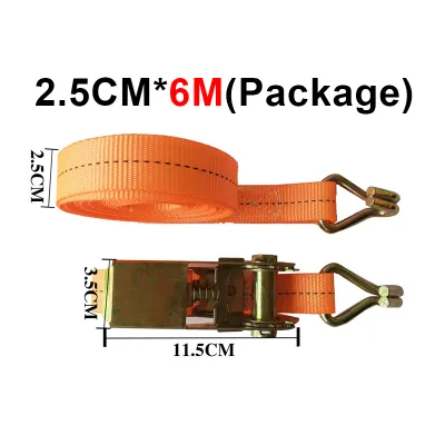 Cargo Lashing Belt Ratchet Tie Down Straps 6M/10M Ratchet Tie Cargo Strap heavy duty safety Ratchet Tie Down with metal lock Lorry truck belt Cargo strap Lashing belt