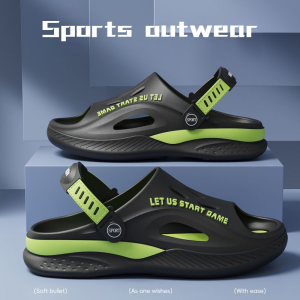 Slippers for mens fashion Breathable and comfortable in summer Outdoor non-slip and waterproof sandals