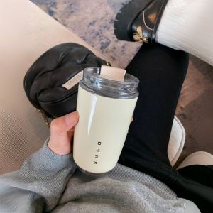 SMEG Vintage Insulation Cup Stainless Steel Coffee Cup Accompanying Cup Portable High Beauty Car