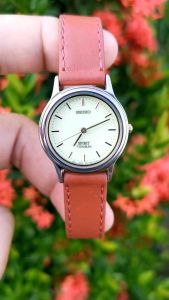Đồng Hồ Nữ Si Nhật 💞✨ AVENUE - SEIKO - TITANIUM - Kính Sapphire - Mặt số Da Quang ✨ 💞 G.65