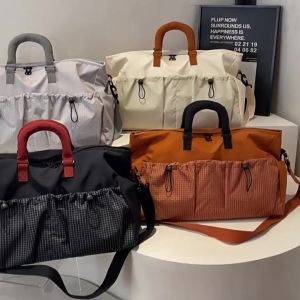 Túi du lịch thời trang nữ size đại 48cm nhiều ngăn kèm túi cách nhiệt vải cao cấp chống nước 8820