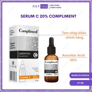 Serum HA Compliment Hyaluronic Acid 5% + B5 cấp nước giữ ẩm phục hồi 27ml