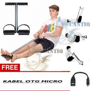 QCF FREE GRATIS CABLE OTG MICRO USB Tummy Trimmer Alat Pembakar Lemak Perut Alat Pengecil Perut Alat Olahraga Praktis Alat Pelangsing Perut Alat Pembentuk Tubuh Alat Olahraga Fitness Alat Bantu Sit UP Tummy Trimmer BESI