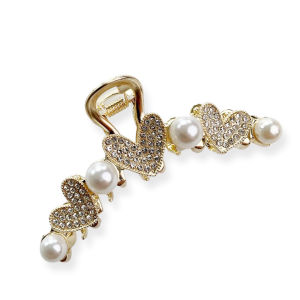 Pinky Bee Jepit Rambut Imitasi Premium Gold Mutiara 67260900