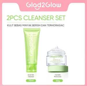 🩷 JAYA 🩷 Glad2Glow Centella Salicylic Acid Acne Gel Cleanser 70ml Facial Wash