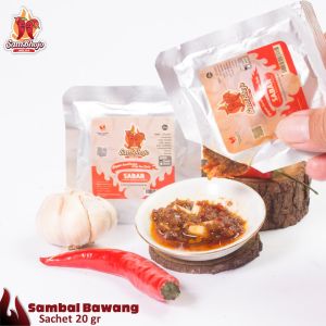 Sambal Bojo Sachet Paket 1kg (50pc) Sambal Baby Cumi Sambal Bawang Sambal Terasi Ijo Sambal Paru Sambal Teri Medan Ati udang Sambal Pete ikan Asin Sambal Roa-Gratis Sendok Eksklusif