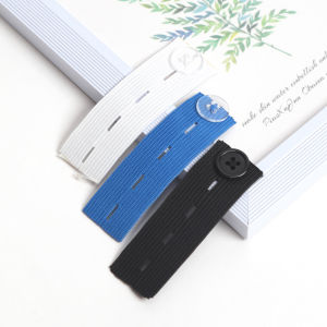 3PCS Adjustable Elastic Waist Extenders Belt Waistband Expanders for Men Women Trousers Jeans Pants Button Extenders