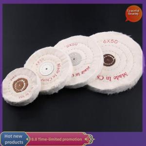 Graceful 3 4 5 6 7 8 Wheels Buffing Polishing Wheel Cotton Lint Cloth Buffing Wheel Gold Silver Jewelry Mirror Polishing Wheel Flannelette