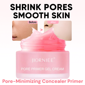 Pore-Minimizing Primer with Color Correcting Moisturizing Brightening Makeup Base Concealer Cream for Poreless Look