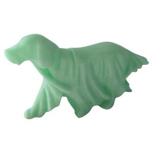 Whimsically Glowing In Dark Ghostly Dog Sculpture Halloween Decent Accent Ornament Ideal For Mantels Or Bookshelves