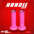 MOTORCYCLE HANDLE GRIP RUBBER WITH ALLOY BAR END B699-72 B798-78. 