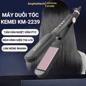 Máy Duỗi Tóc Kemei  KM-2239Máy Kẹp Thẳng Tóc Bản Lớn Giúp Tóc Suôn Bóng MượtCó 5 Chỉnh Nhiệt Phù hợp Mọi Loại Tóc