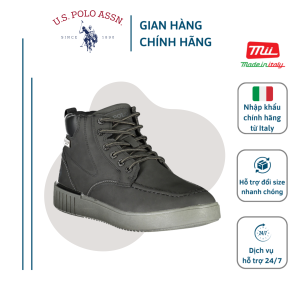 BOOT NAM - U.S. POLO ASSN. - NHẬP KHẨU CHÍNH HÃNG TỪ Ý - 40% Polyester 60% Polyurethane _ PYRO002MCUY1_NEBLK