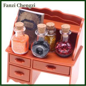 Fanzi 1Set 1:12 Dollhouse Miniature Simulation Magic Potion Ore Bottle Furniture Home Model Decor Toy Doll House Accessories