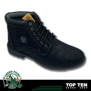 GPC Green Point Club Men Kasut Lelaki Smart Formal Shoes Boots Black Coffee 1068