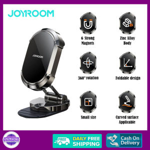 Joyroom JR-ZS312 Magnetic Car Phone Holder Mount All Metal Strong Magnetic Phone Holder for Car Dashboard Foldable & Flexible Phone Mount
