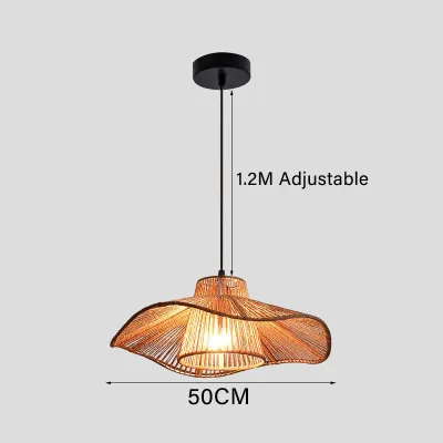 Đèn Chùm Mây Bohemian Dệt Tay Mặt Dây Chuyền Âm Trần Thích Hợp Cho Nhà Bếp Phòng Ăn Phòng Khách Và Phòng Ngủ