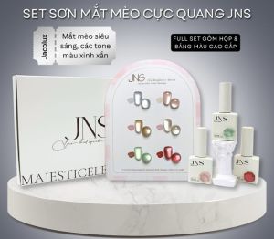 Set mắt mèo Cực Quang JNS 6 màu kèm bảng màu