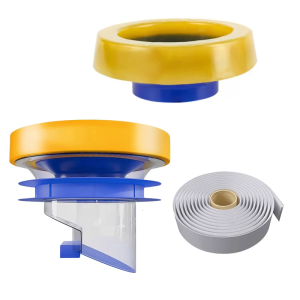 Toilet Flange Sealing Rings Toilet Bowl Gasket Flange Rings with Backflow Prevention Valves Bathroom Parts Easily Use