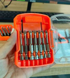 Mũi bắn vít TOLGA chống trượt chất liệu thép S2 cao cấp phủ lên mình lớp mạ Niken độ cứng vượt trội.