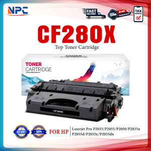 NPC TONER หมึกเทียบเท่า CF280 280X 280 CF280X 80X CF-280X ปริ้นได้มากกว่า 280A CF280A 80A FOR HP LaserJet Pro 400 Printer M401d/ M401dn/ M425