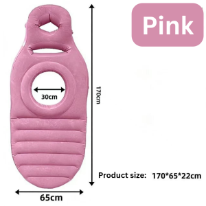 Inflatable Full Body Pregnancy Pillow Suitable for Easy Sleeping - Inflatable Pregnancy Mattress with Belly Hole孕妇床