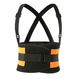 Ergonomic Waist Support Belt Reinforced Shoulder Belt Breathable Polyester Industrial Use