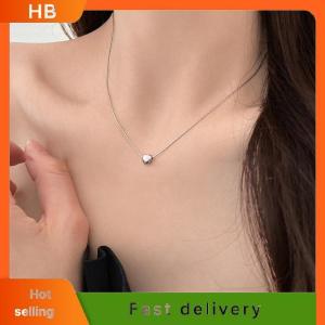 HB Minimalist Clavicle Necklaces For Women Tiny Heart LOVE Necklaces Dainty Fashion Jewelry