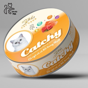 Pate Catchy 5Plus lon 160gram - Pate cho mèo mọi lứa tuổi - Tiệm Mèo Moa