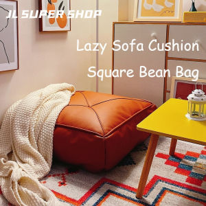 JL Super Soft Lazy Sofa Cushion Eco-friendly EPS Particles Square Bean Bag Waterproof Tatami Cushion Chair Bedroom Small Sofa Bay Window Cushion