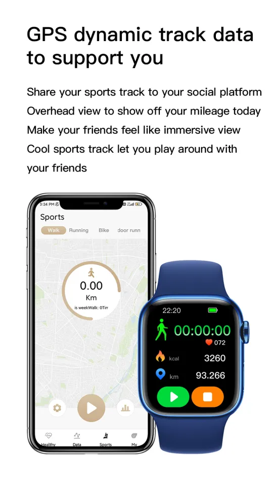 Xiaomi S9 MAX Smart Watch Original Inch Big Touch Screen